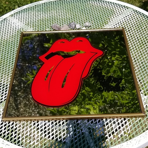 the Rolling Stones Other - 🔥SALE👄VINTAGE CARNIVAL MIRROR, ROLLING STONES